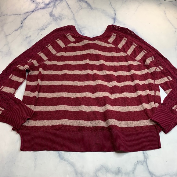 Free People We The Free Fluffy Lou Crochet Sweater - Picture 4 of 8